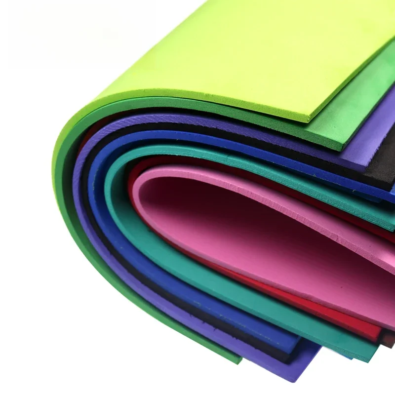 Boo 2 sztuk 3mm kolorowe EVA papier piankowy wiązanie muchowe papier piankowy materiał papierowy do trawy zbiornika z pianki Popper karpia robaki itp. — zdjęcie 2