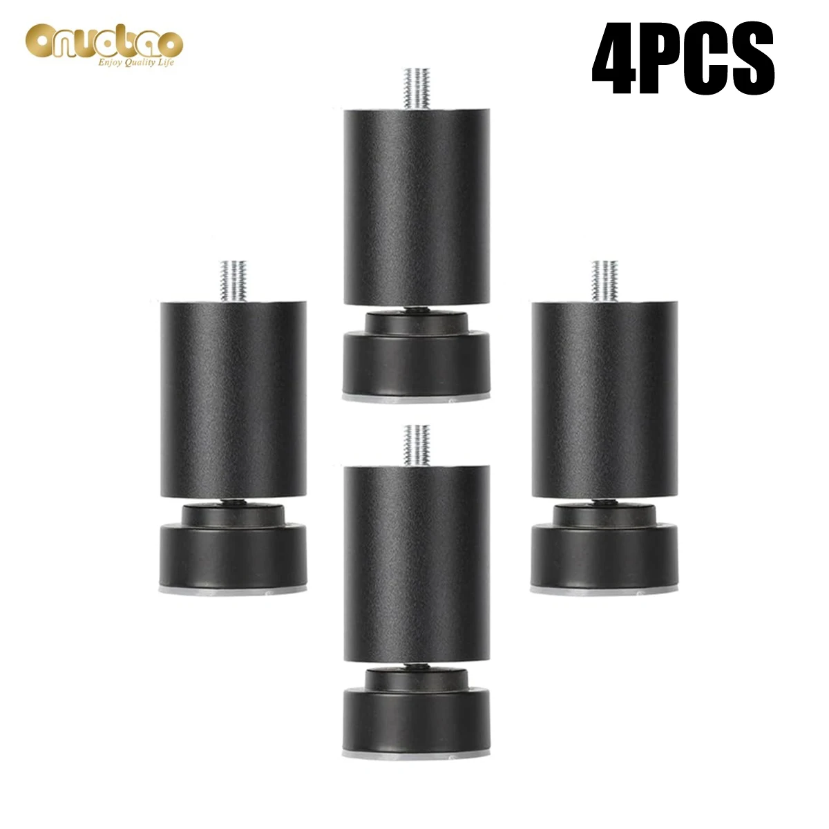 Onuobao 4PCS M10 Screw Furniture Legs Adjustable Aluminum Alloy Sofa Table Legs Furniture Replacement Parts