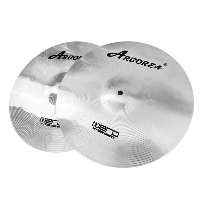 Arborea Cymbal Set 14'' Hi-Hat+16'' Crash+18''Crash+20'' Ride for Practice