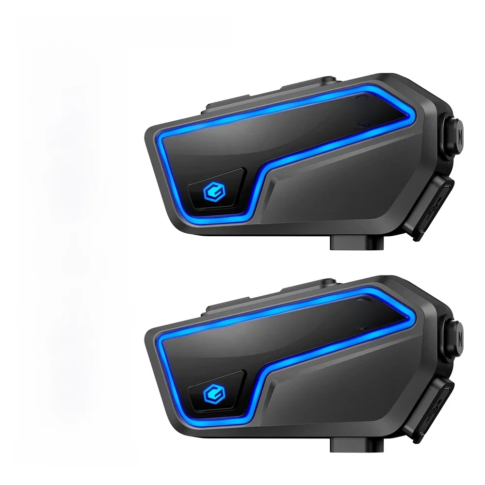 GEARELEC GX10 Bluetooth Motor Intercom Helm Headset 10 Rijders Draadloze BT Motor Interphone Muziek Delen PK B4FM-X - afbeelding 2