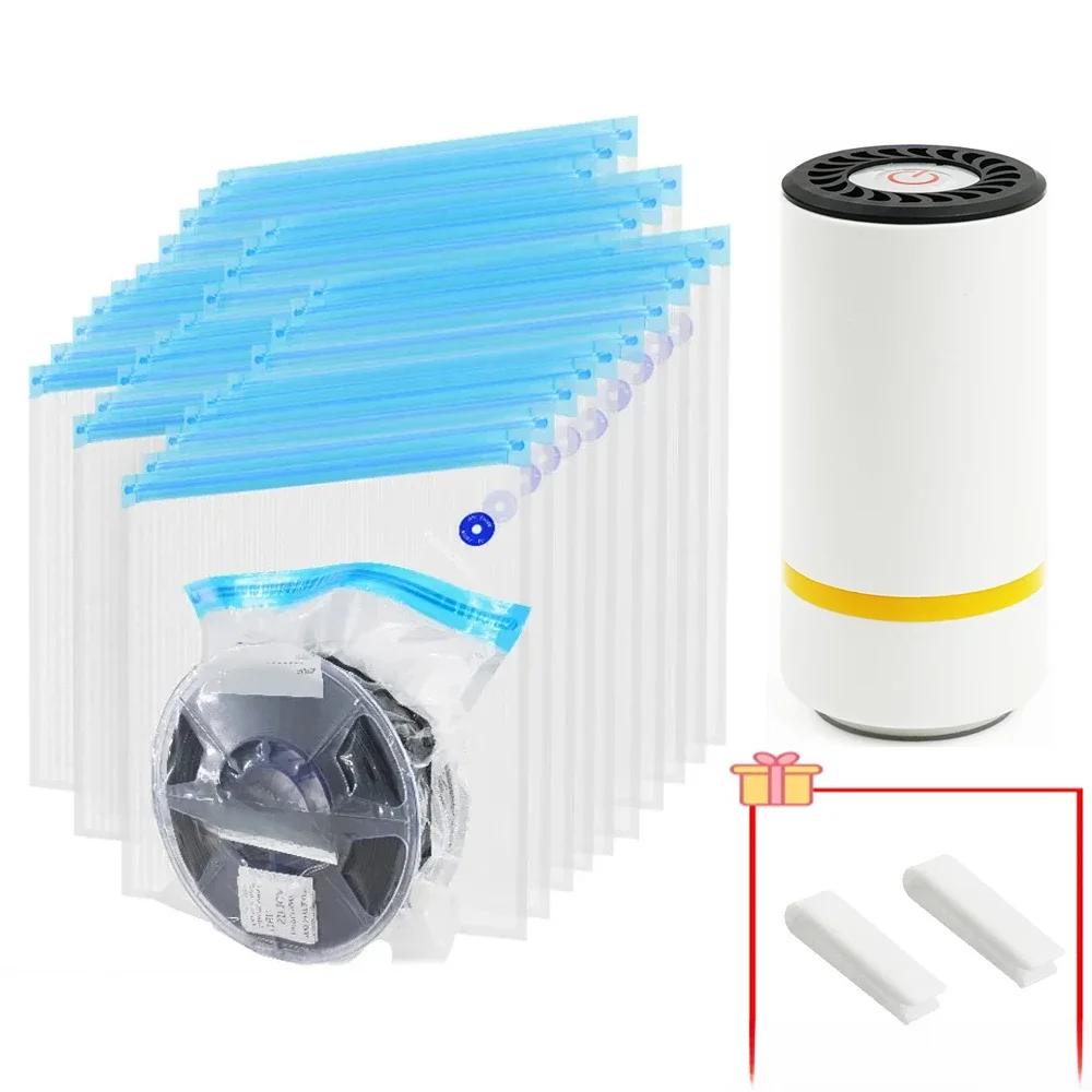 Wielokrotnego użytku worki do przechowywania próżniowego Filament do drukarki 3D Elektryczna pompa próżniowa USB Akumulatorowa pompa uszczelniająca do materiałów drukarskich 3D — zdjęcie produktu 7
