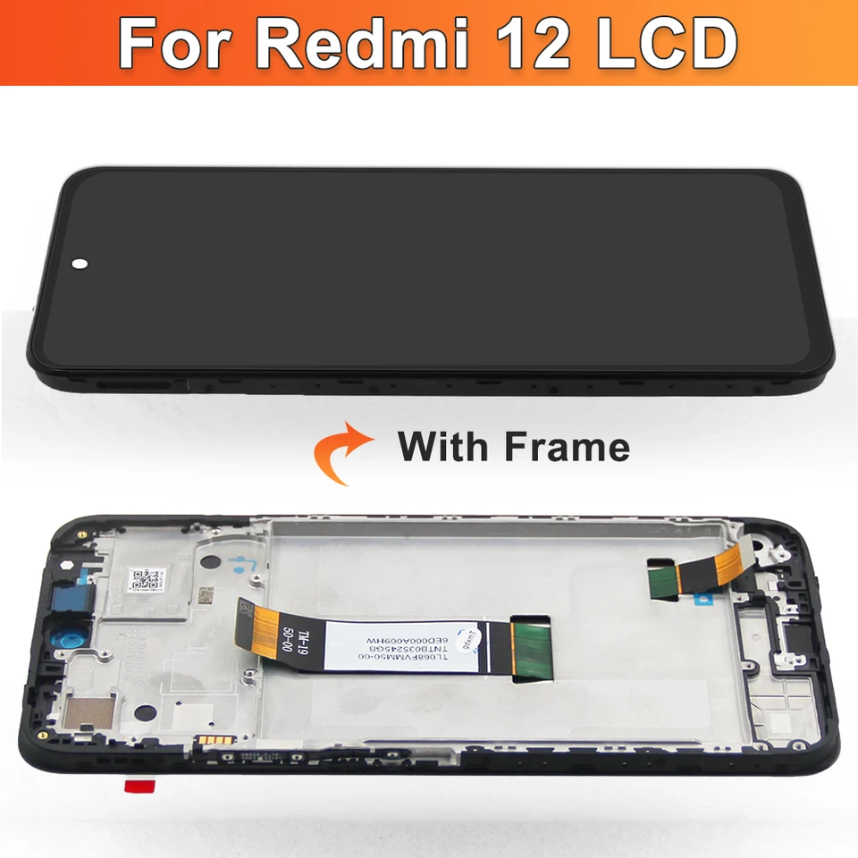 For Xiaomi Redmi 12 LCD Display Touch Panel Screen Digitizer
