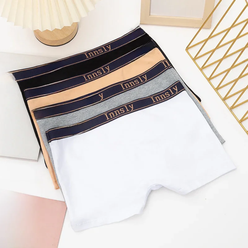 3 piĂšces/ensemble femmes Boyshort Boxer coton blanc sous-vĂȘtement Ă©lastique grande taille culotte femme sous-vĂȘtements Shorts de protection sous la jupe