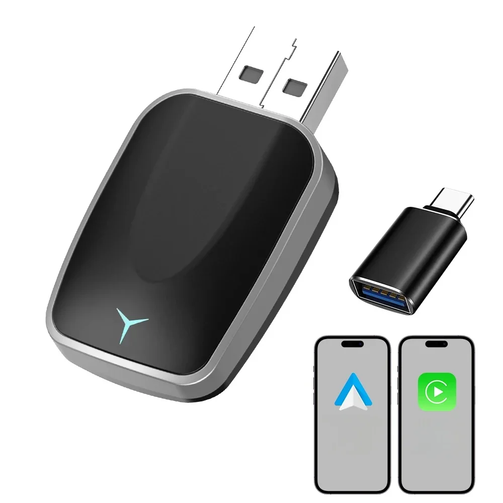 NIEUWE draadloze CarPlay Android Auto draadloze adapter Smart Mini Box Plug en play Connect Universal voor Nissan draadloze adapter - afbeelding 2
