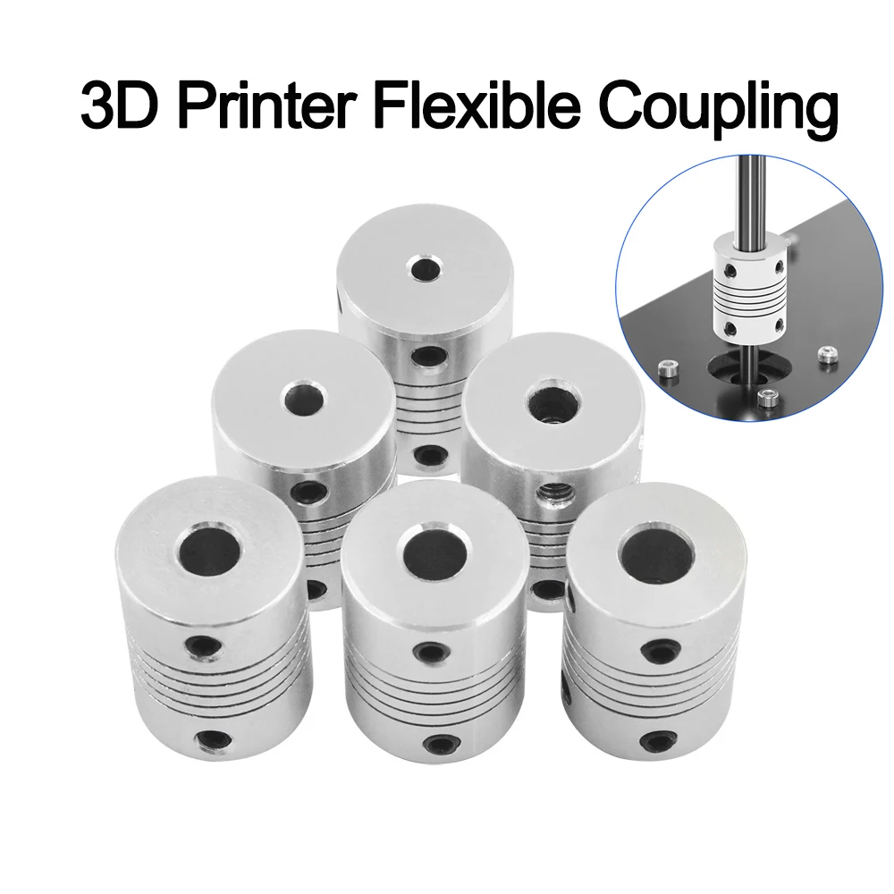 D19*L25 Aluminium Flexible Coupling Jaw Shaft Coupling 5/8/10mm For CR10 Ender 3 Pro CNC Stepper Motor Coupler Encoders Engraver