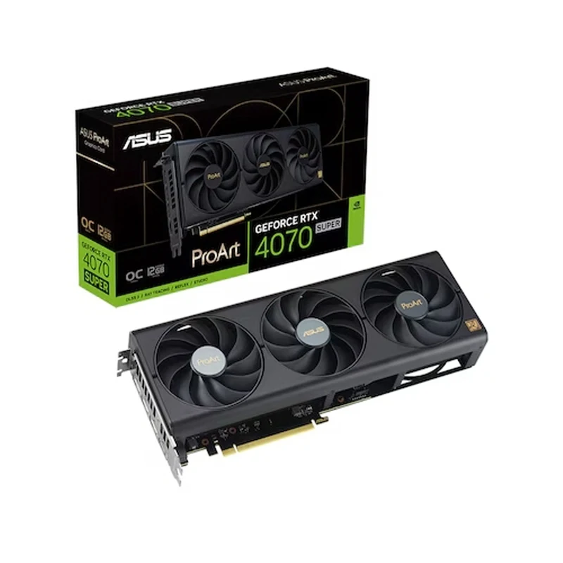 [Korea Official Product] ASUS ProArt GeForce RTX 4070 SUPER O12G OC D6X 12GB INTEC & Company VGA Graphics Card