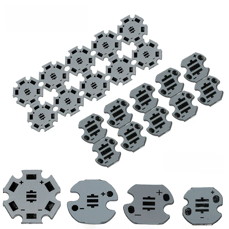 3535 XPE XP-E /XTE XT-E/XPG XP-G XPE2 XPG2 XPG3 3535LED płyta aluminiowa PCB 20mm 16mm 14mm 12mm 8mm do DIY światła LED 100 sztuk/partia — zdjęcie 2
