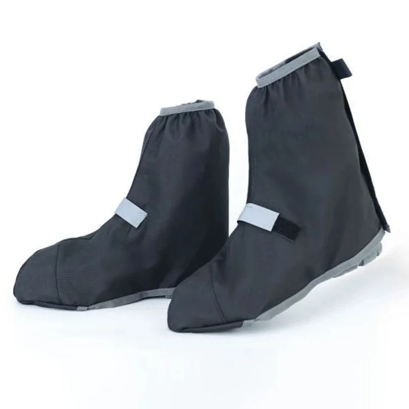 AliExpress Non-Slip Reflective Boot Covers For Rainy Snowy Day 1 Pair Motorcycle Scooter Bike Rain Shoes Cover Unisex Shoes Protectors