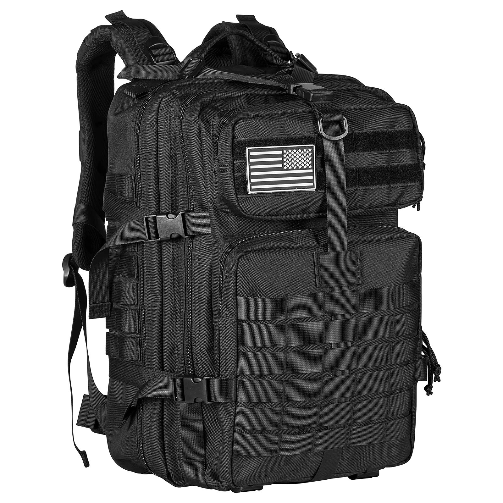 

Tactical Backpack for Men,40L Large 3 Day MOLLE Assault Pack Survival Backpack Bug out Bag Backpack