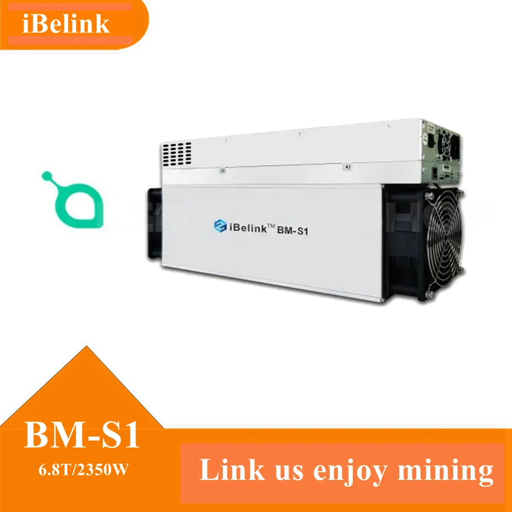 Ibelink Bm S1  Sc Coins 6.8Th/S 2350W Miner High Profits with Mining PSU Included