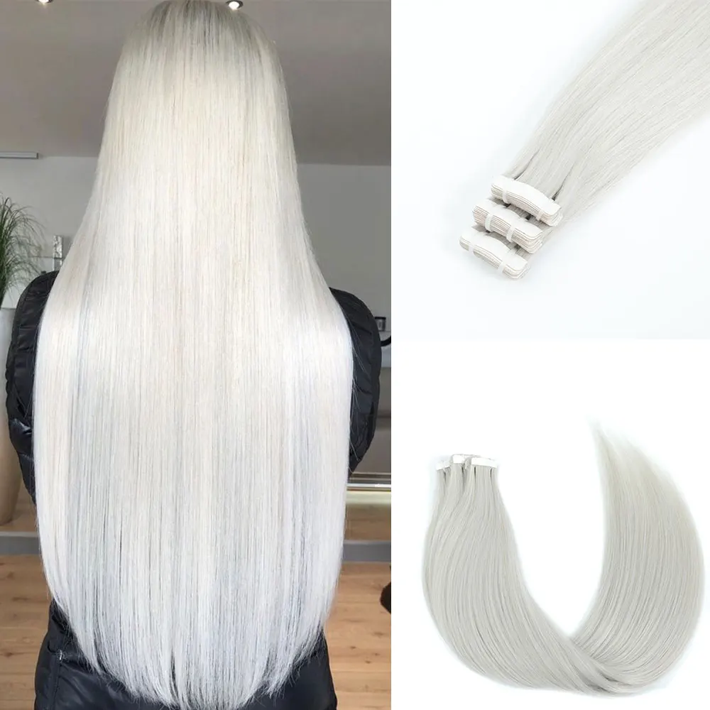 

Tape in Hair Extensions 26 Inch Invisible Adhesive Synthetic Colored Tape In Hair Extension Pink Purple Blue Colorful Hair