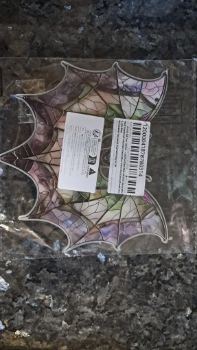 Acrylic Bat Sun Catcher - Colorful Glass Style Window Decoration Multi Functional Halloween Decoration Home Wall Decoration photo review