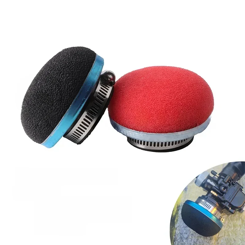 Motocicleta Stright Foam Air Filter, esponja de limpeza para 2 Stroke Engine, bicicleta do bolso,