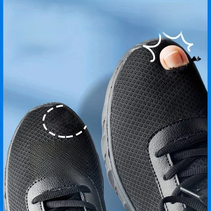 6PCS Łatki do naprawy obuwia sportowego, łatki do butów przeciwzużyciowych, łatki do naprawy wkładek, samoprzylepne plastry wewnątrz wysokich obcasów — zdjęcie 2