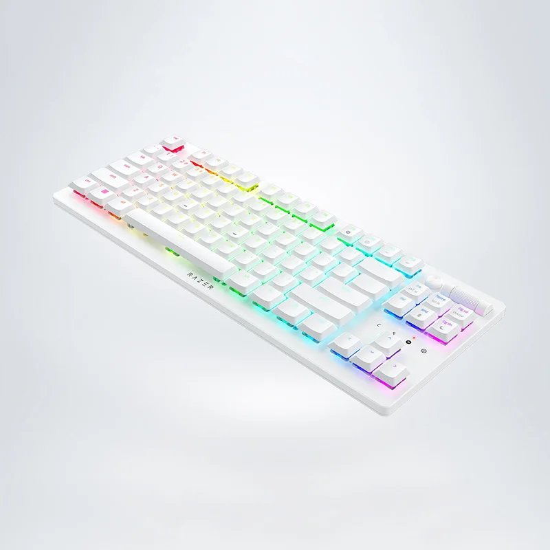 Imagem -02 - Razer Deathstalker v2 Pro Tenkeyless Branco-linear Interruptor Óptico sem Fio de Baixo Perfil Teclado Rgb Vida Útil da Bateria de 50 Horas