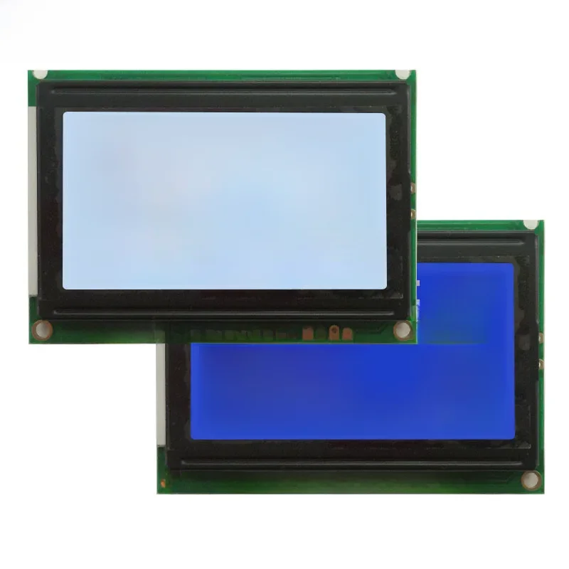 LCM12864D-V1.0 12864 niebieski 3.3v biały wyświetlacz lcd 75x52.7cm 5v S6B0107 pół lub pełny otwór zamiast WG12864B AC12864E — zdjęcie 2