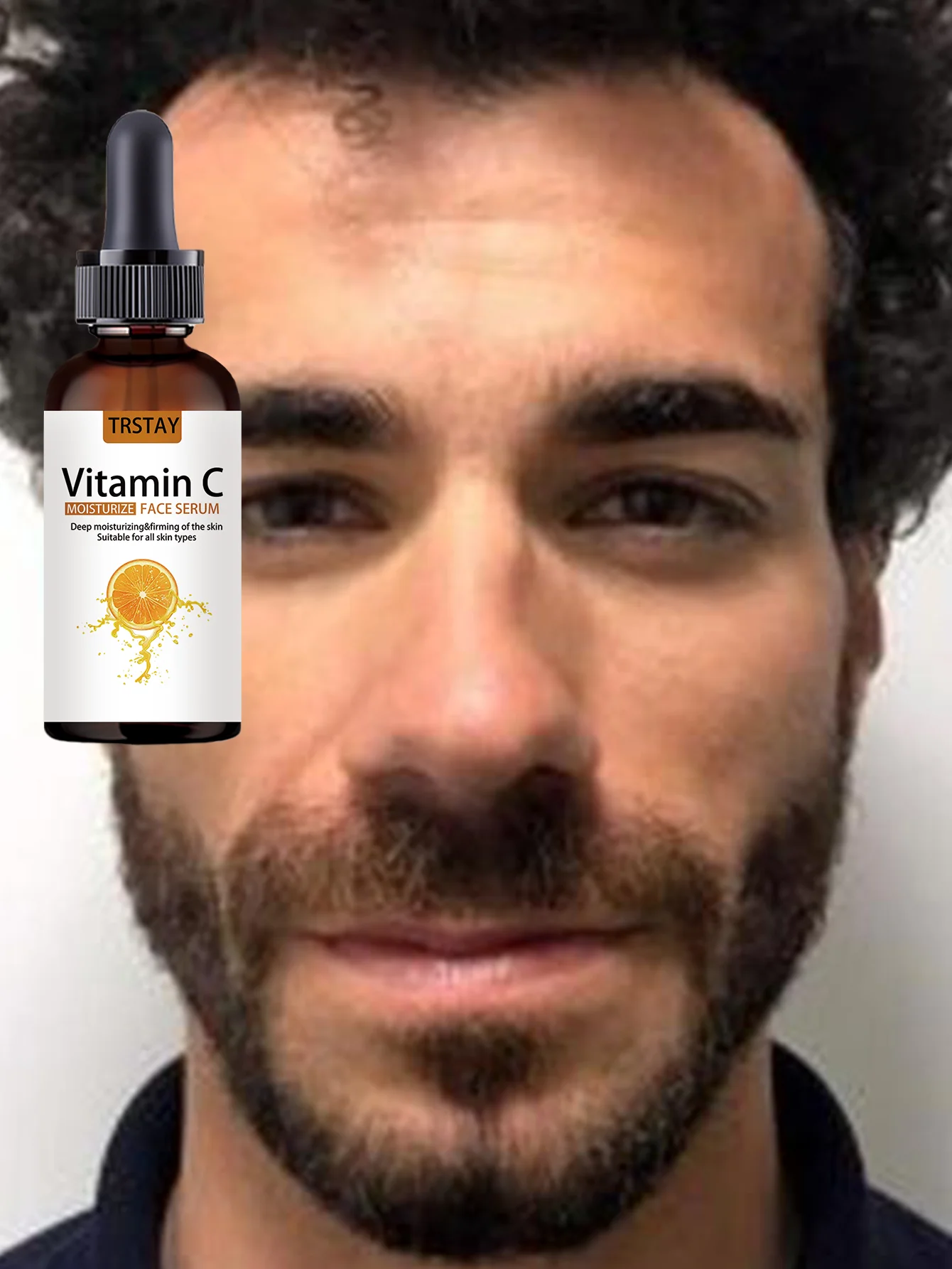 Beard Conditioner Oil for Men Anti Wrinkle Serum Nourishing Formula to Reduce Expression Lines Support Sunken Areas for Fullness - Image 3