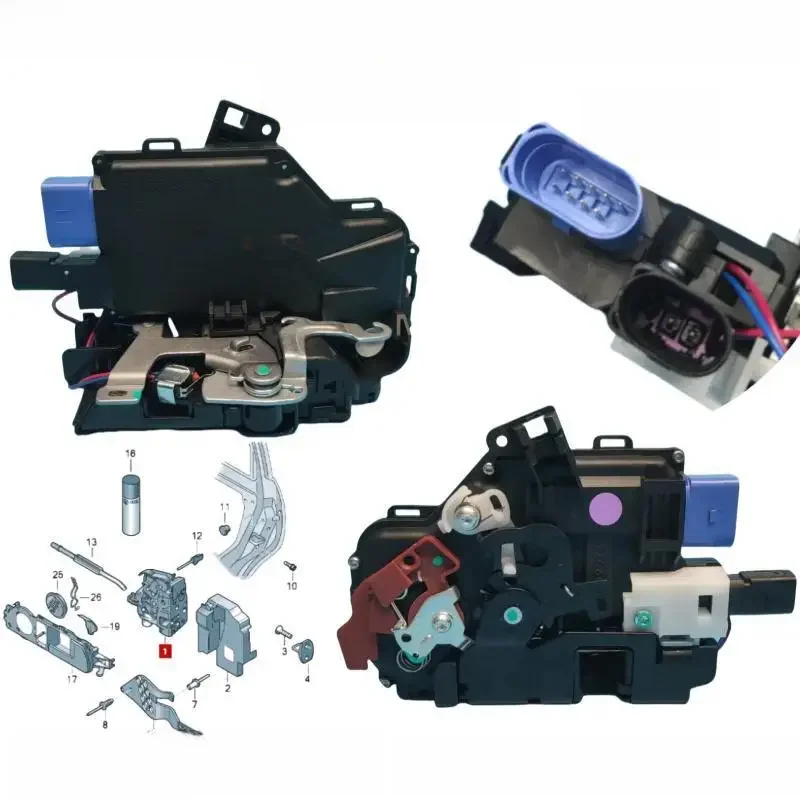 door lock Latch actuator For Porsche Cayenne VW Phaeton Touareg 3D1837015AQ 3D1837016AD 7L0839015G 7L0839016G 3D1837015AE
