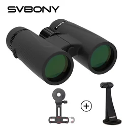 SVBONY SA205 10X42 ED Flat-field Binoculars,IP67 Waterproof BAK4,Bird Watching,Stargazing,Camping,Travel,Astronomy