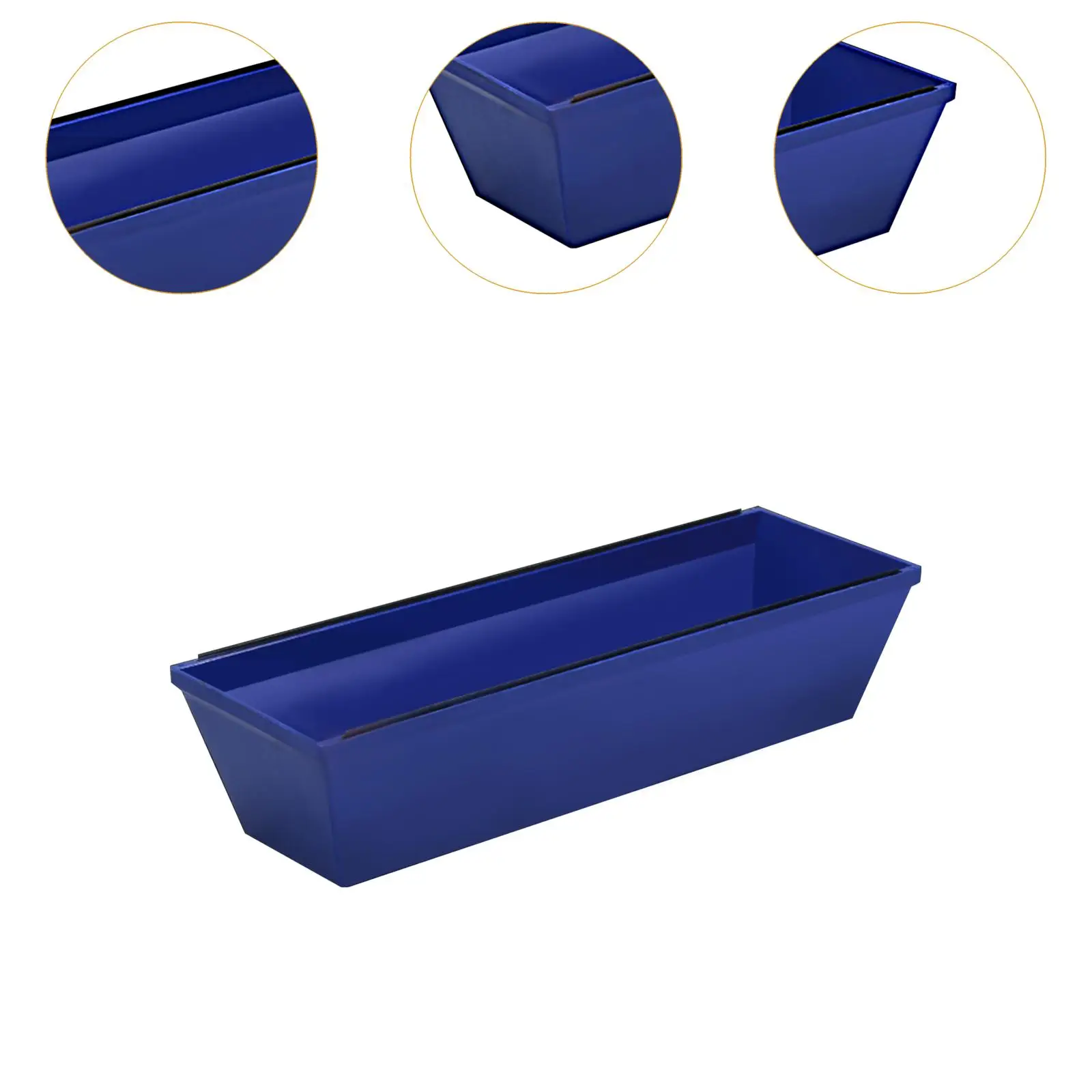 Drywall Mud Pan Plastering Tapered Sides Durable Professional Quicker Knife Cleaning Drywall Masonry Tool Tray Bucket