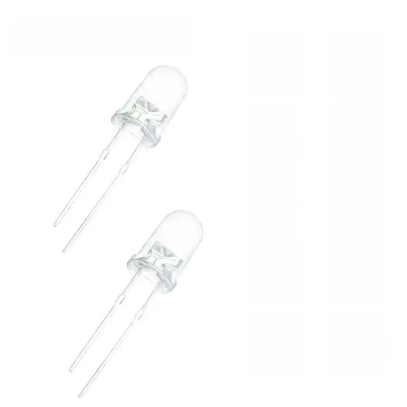 100 sztuk/partia 5mm dioda led 3V zestaw emitowanie światła ciepły biały zielony czerwony niebieski żółty pomarańczowy fioletowy — zdjęcie 2