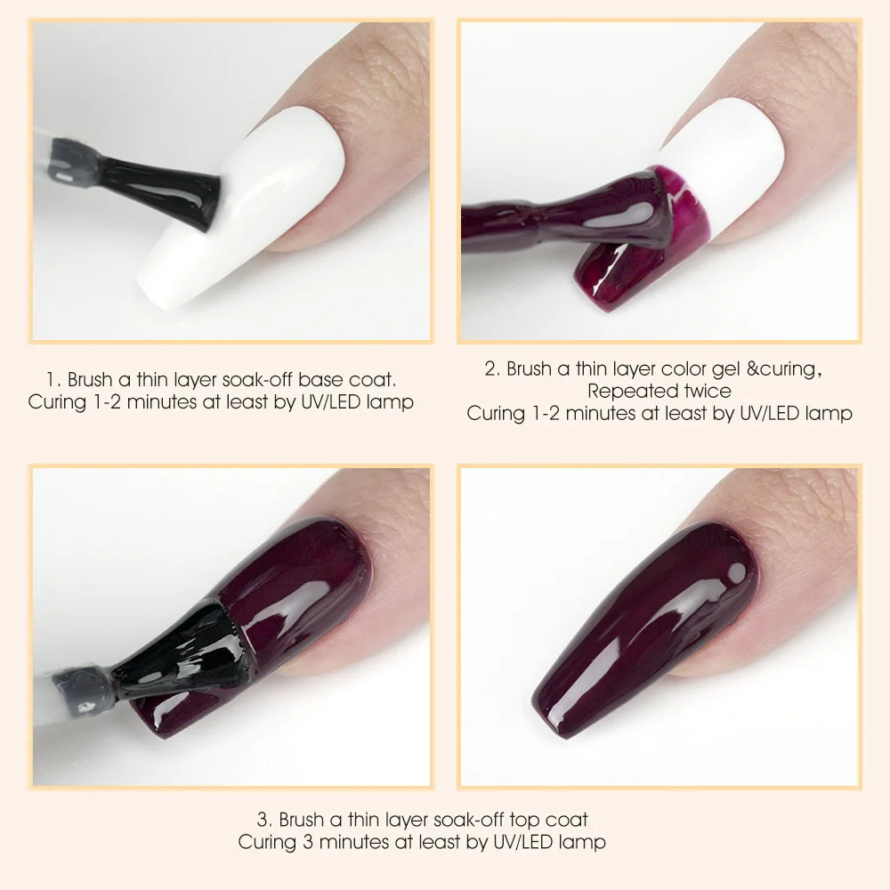 VENALISA # 1004 Nude Pink French Nail Art Design Super Texture Semi Permanent Pastelllack Soak Off UVLED Pigmentierter Gellack – Detail 19
