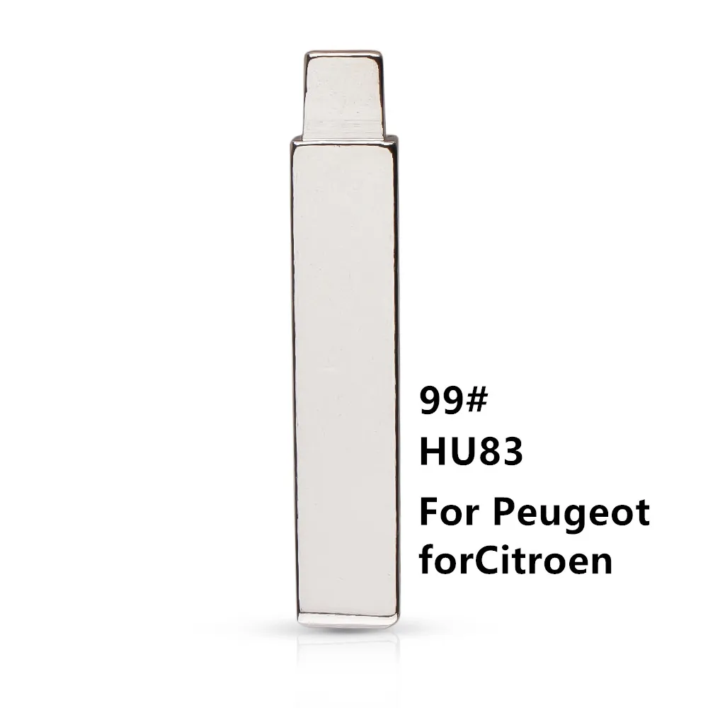 10 szt. Składany kluczyk samochodowy ostrze NE73 VA2 HU83 SX9 #53 54 58 72 73 83 99 122 dla Peugeot 206 207 307 308 407 408 Citroen C3 C4L C5