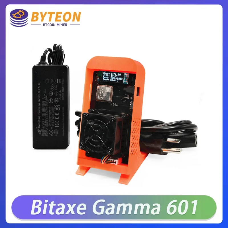 

Bitcoins miner Bitaxe Gamma 601 cryptos miner 1.2TH/S asics kayano Asic crypto mining machine solo miner BTC Miners home use