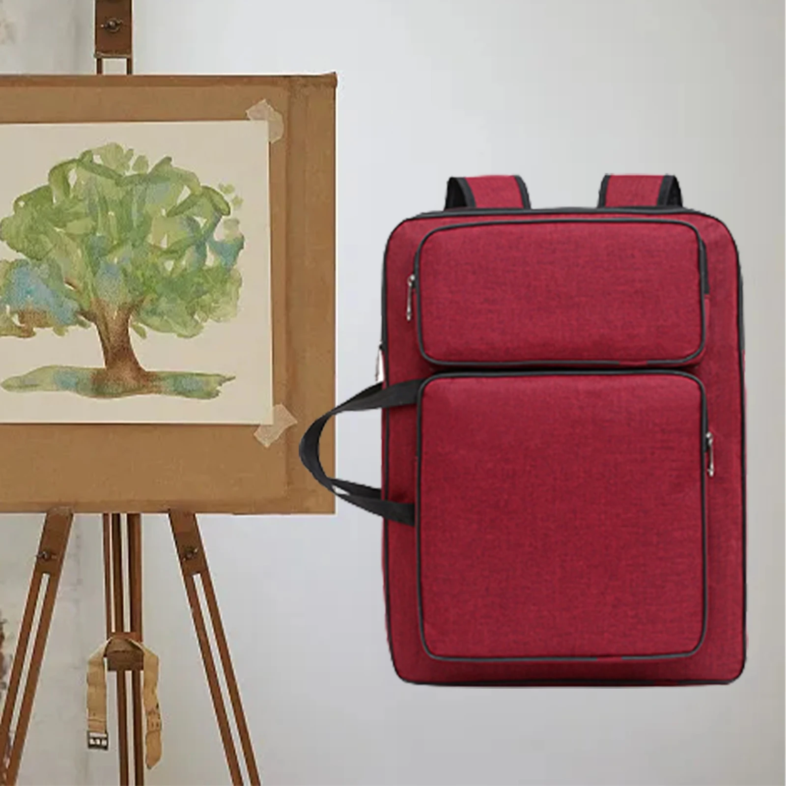 Multifunctional Art Portfolio Bag 8K Protective Container with Handle Gift Carrying Storage Case for school Outdoor Prints