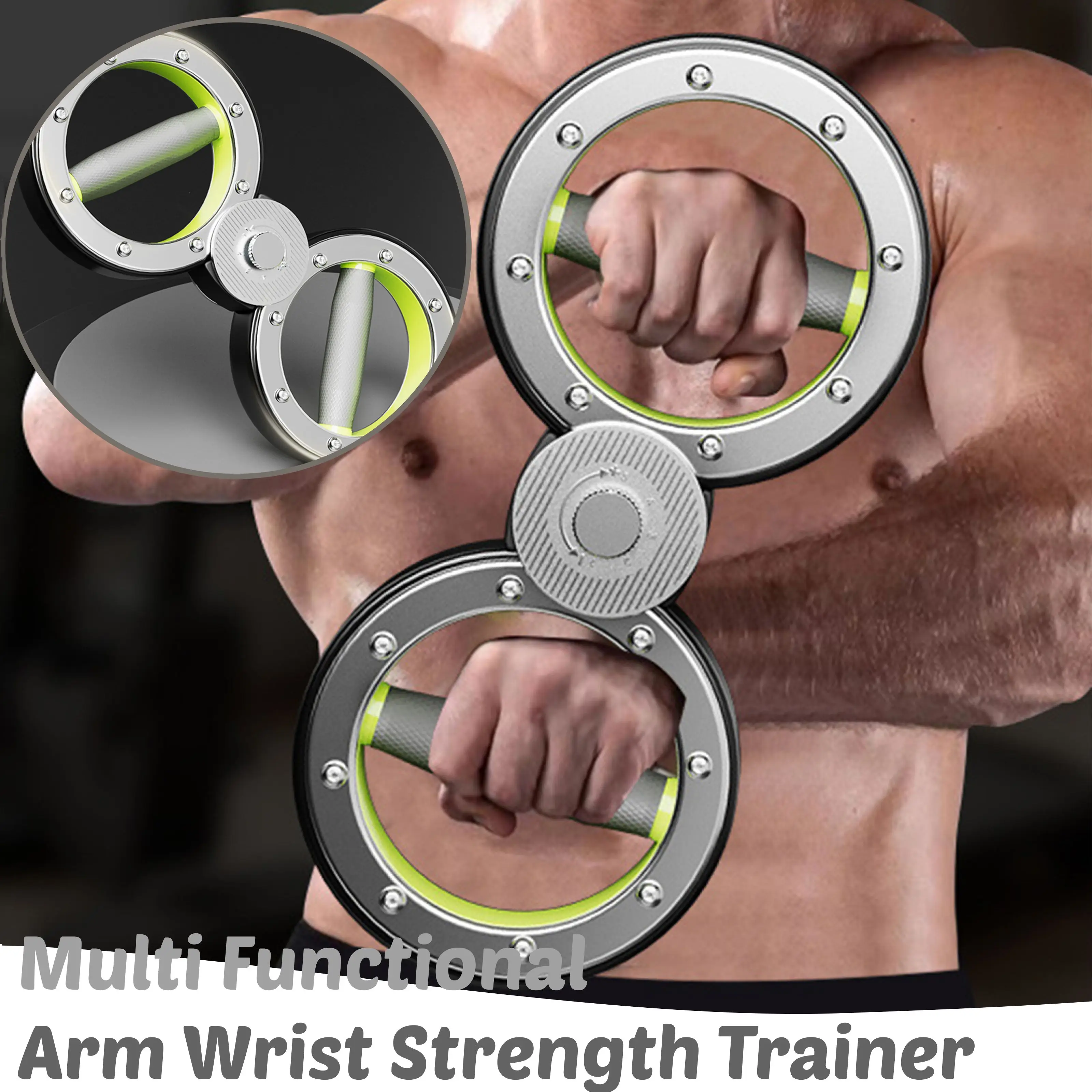 

Speed Arm Device Upper Body Multi Functional Arm Wrist Strength Training Heavy Adjustable Grip Gym Fitness Ring Strength Trainer