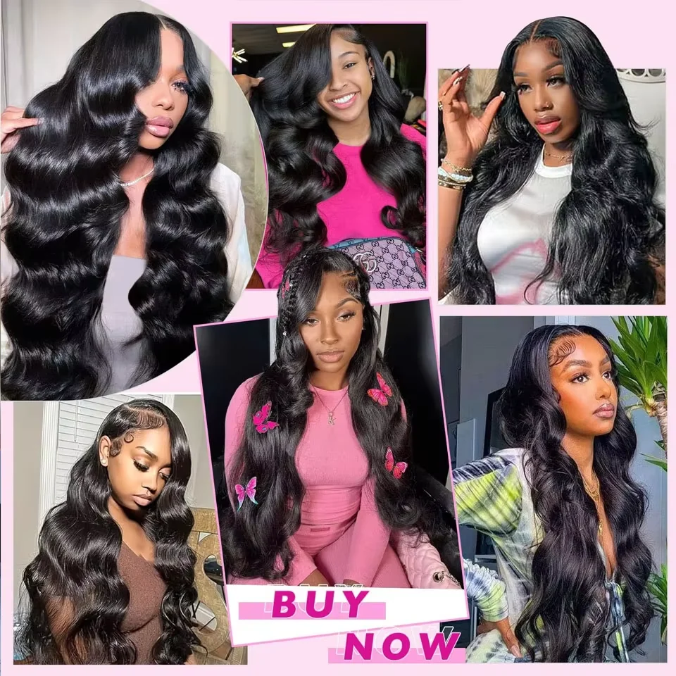 Mossily HD 250% Body Wave 13x6 Lace Front Wig 13x4 Lace Frontal Wigs HD Lace Frontal Brazilian Wigs Human Hair Wigs For Women