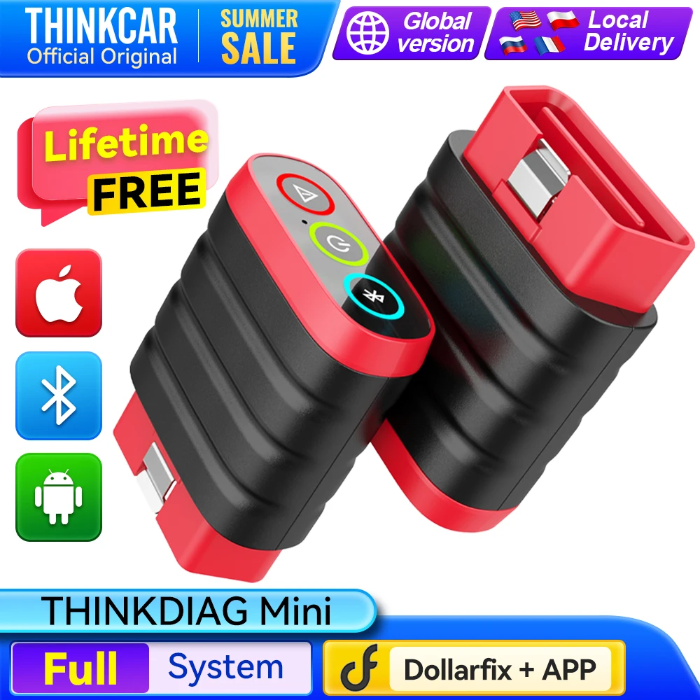 THINKCAR THINKDIAG MINI Auto skaner obd2 pełne diagnostyka systemów wszystkie samochody na całe życie bezpłatne narzędzia do skanowania diagnostyki samochodowej