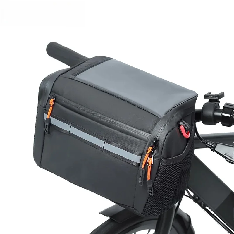 AliExpress NONE Toptrek 4L Bicycle Handlebar Bag Large Capacity Insulated Car Storage Winter Bike Bag Keep Warm Basket Pack Cycling Accessories