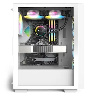 [Can't be shipped out of order] DAVEN D6 MESH TENIED GARDER MIDDLE TOWER COMPUTER PC Case (White)