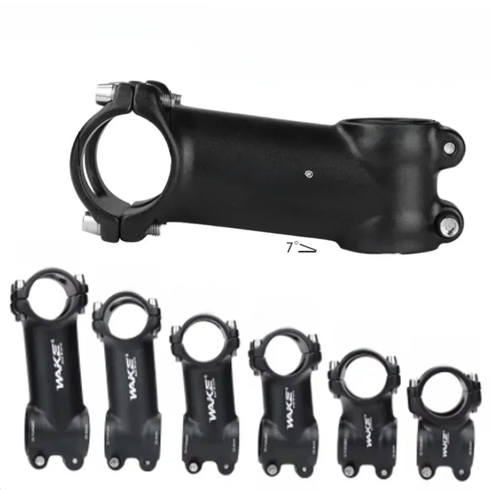 AliExpress WAKE Bike Stem 31.8 35mm/45mm/60mm/70mm 7 Degree Short Mountain Road Bike Stem Handlebar Riser Extender for MTB BMX Cycling