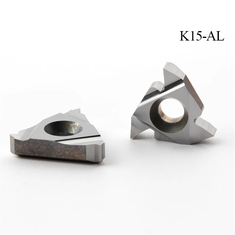10PCS DESKAR 16ER 16IR AG55 AG60 11ER 11IR 1.0ISO 1.5ISO A55 A60 K15 Taglierina Threading Utensili di Tornitura Tornio CNC Per Alluminio