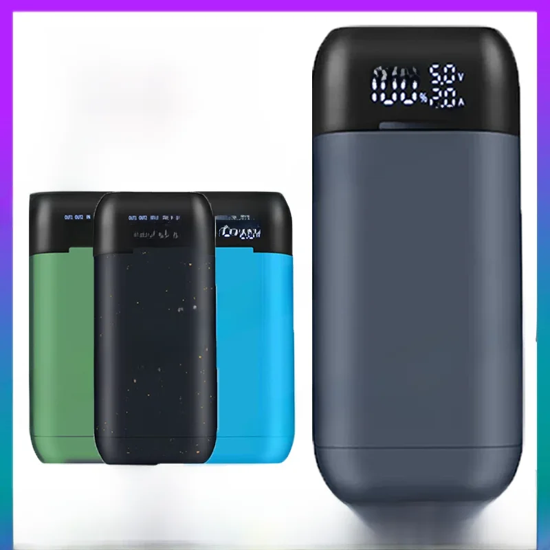 Ładowarka 18650 Etui DIY Power Bank Box Przenośne etui QC 3.0 PD 18W do szybkiego ładowania akumulatorów litowych 18650 21700 20700 — zdjęcie 2