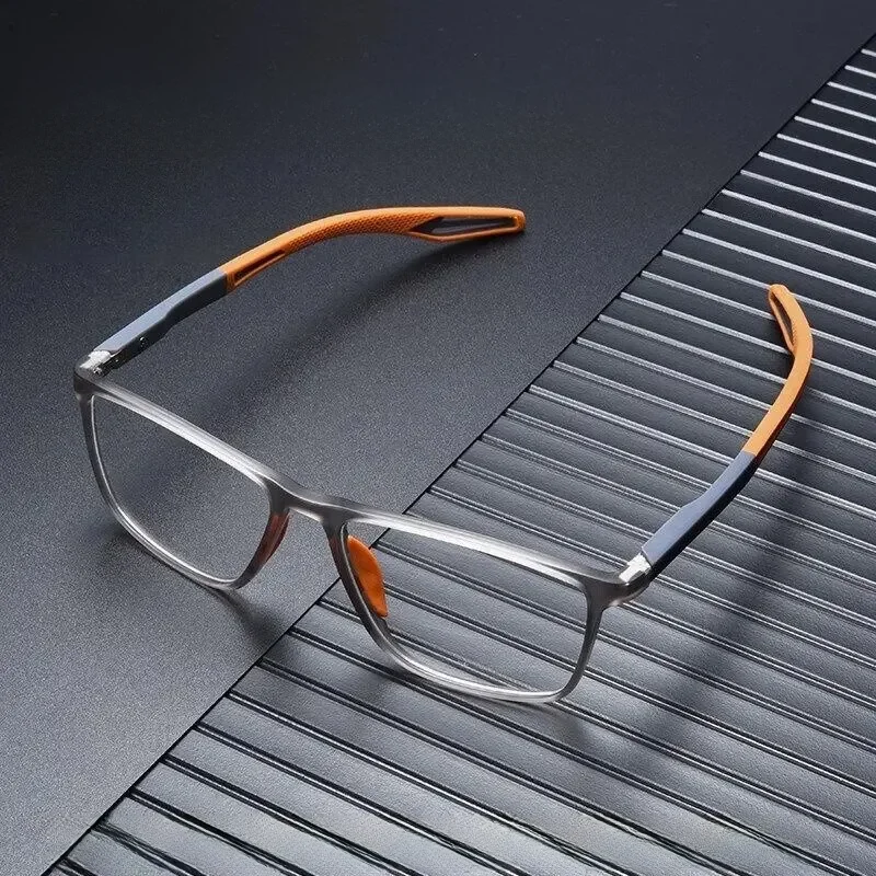 Mode tr90 Lesebrille für Männer Frühlings bein Sport Presbyopie Brille Anti Blaulicht Brille 400 ~