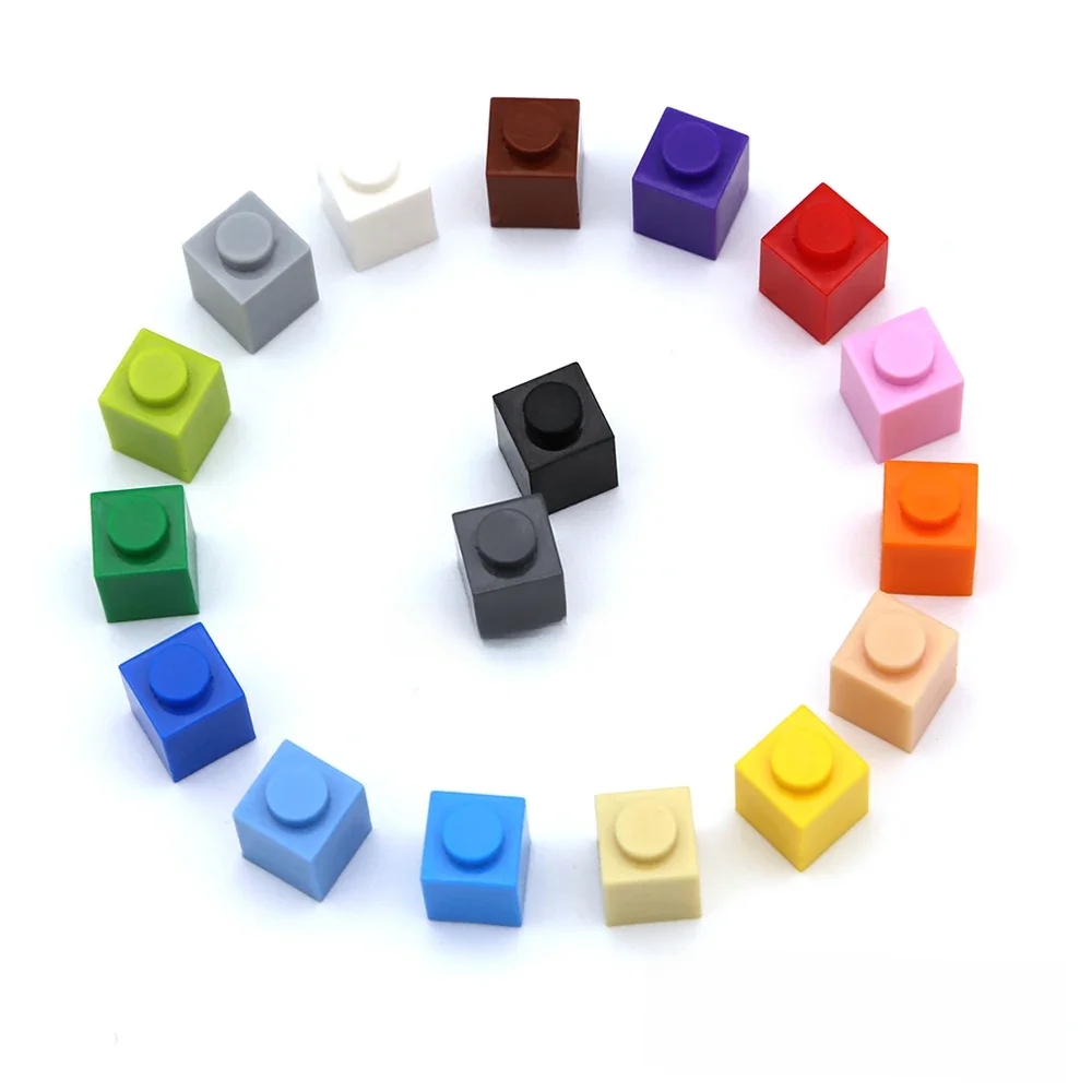 200 stücke DIY Bausteine Dicke Zahlen Bricks 1x1 Punkte Pädagogisches Kreative Kompatibel Mit 3005