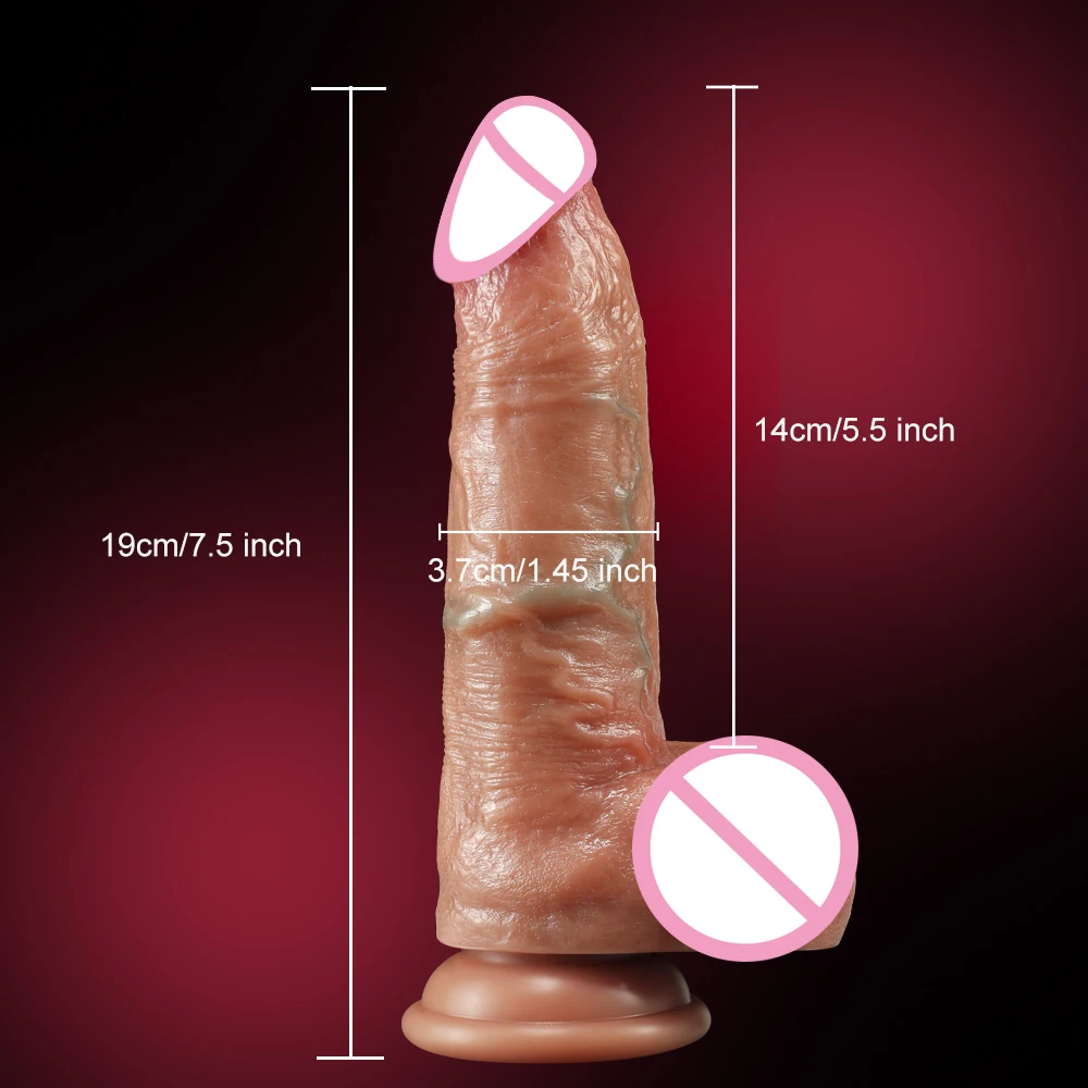 Thrusting Dildo Vibrator  masturbators Silicone Remote Control Penis Cock Telescopic controler Adult Sex Toys For Women Man