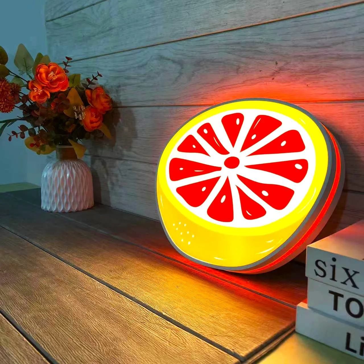 

Customize 3D Print Fruit Lightbox Sign Creative Gift for Kids Bedroom Game Room Wall Decor Live Room Background Decor