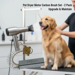 Profesional 2x Carbon Brush Universal Motor Accessories Brushes for Pet Store Dog Hair Dryer Accessories
