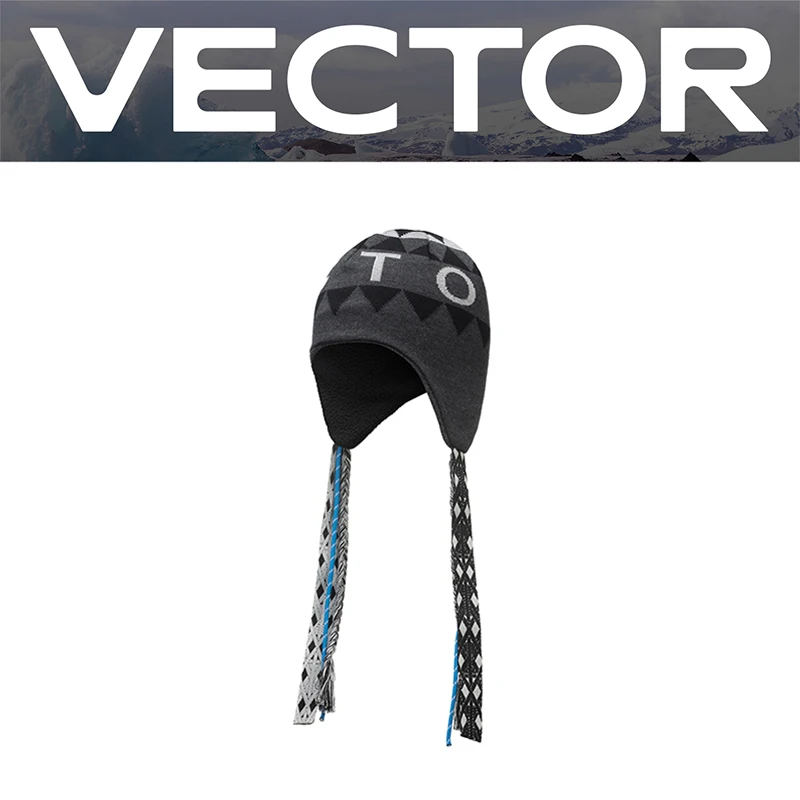 VECTOR Boho Paddle-oorbeschermer Gebreide muts Winddicht Warm Elastisch Huidvriendelijk Trendy Veelzijdig Driedimensionaal snijden