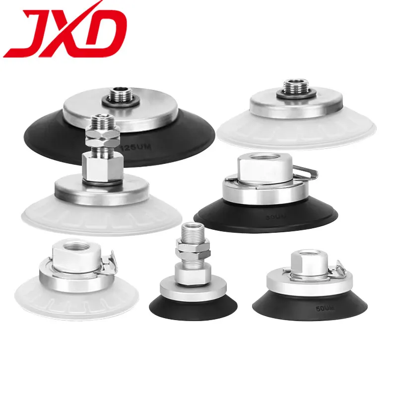 

JXD SMC ZP3E-T32UMN-A10ZP3E-T40UMN ZP3E-T50UMN Black Rubber Heavy Duty Pneumatic Industrial Vacuum Suction Cup Sucker