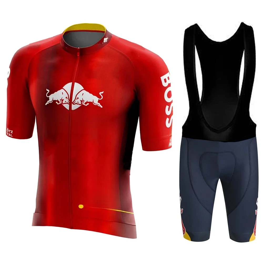 AliExpress Red Bull Cycling Sets Sport Men Clothing Short Bib Cycling Jersey Man Bicycle Mtb Men's Clothing Set Sports Bicycles Road Bikes