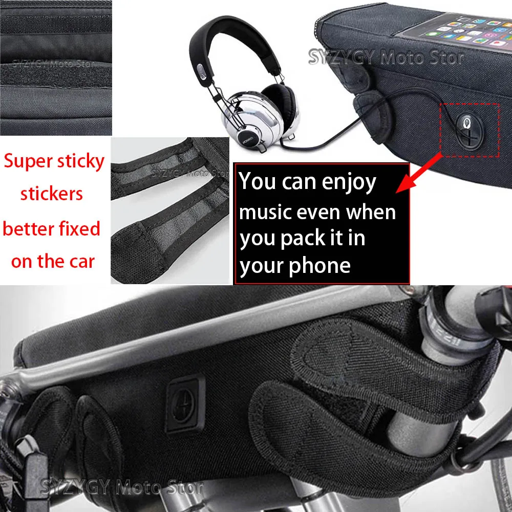 For BWS125 bws125 Motorcycle accessories Motorcycle Bag Waterproof Outdoor Adventure Waterproof Moisture proof Dustproof