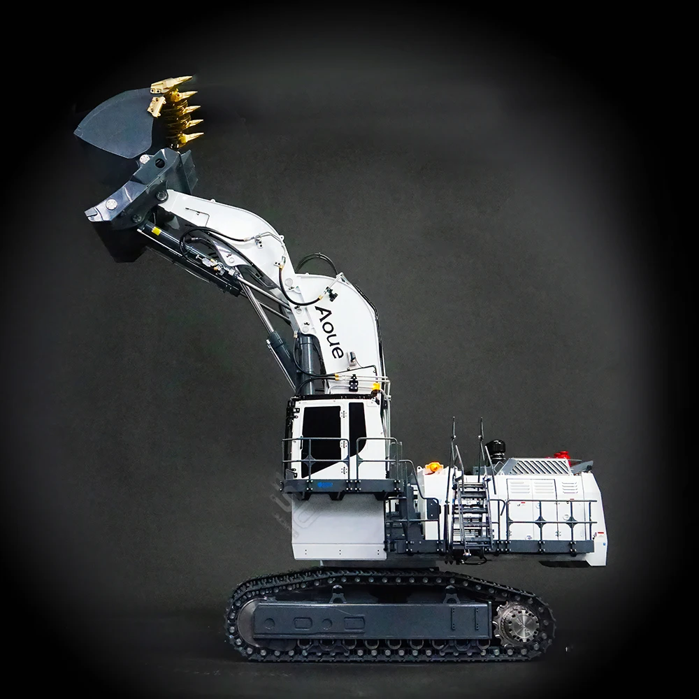 Liebherr AOUE 9150 1/14 RC przednia i tylna łyżka koparka hydrauliczna Metal Heavy Mining Model koparki dorosły zdalnie sterowany samochód zabawka