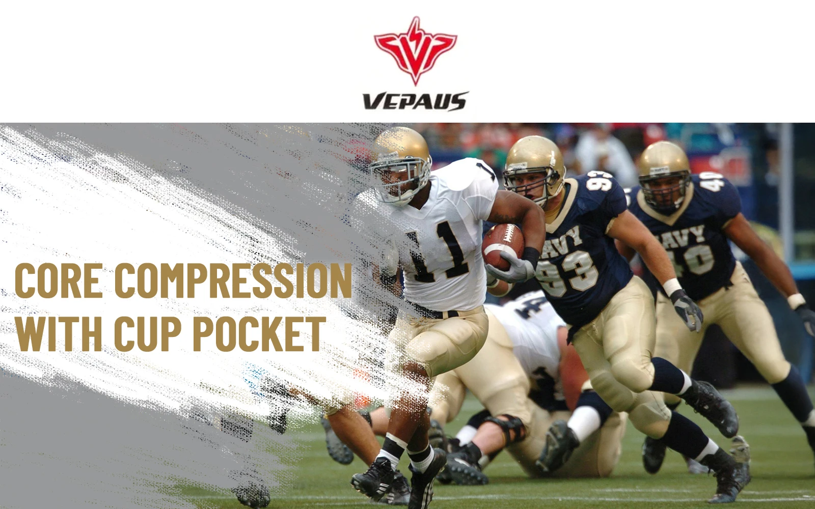 VEPAUS Sportliche Kompressionsshorts für Herren mit schützender Körbchentasche, bedrucktes Design und Performance-Passform für Baseball, Hockey, MMA – Detail 1