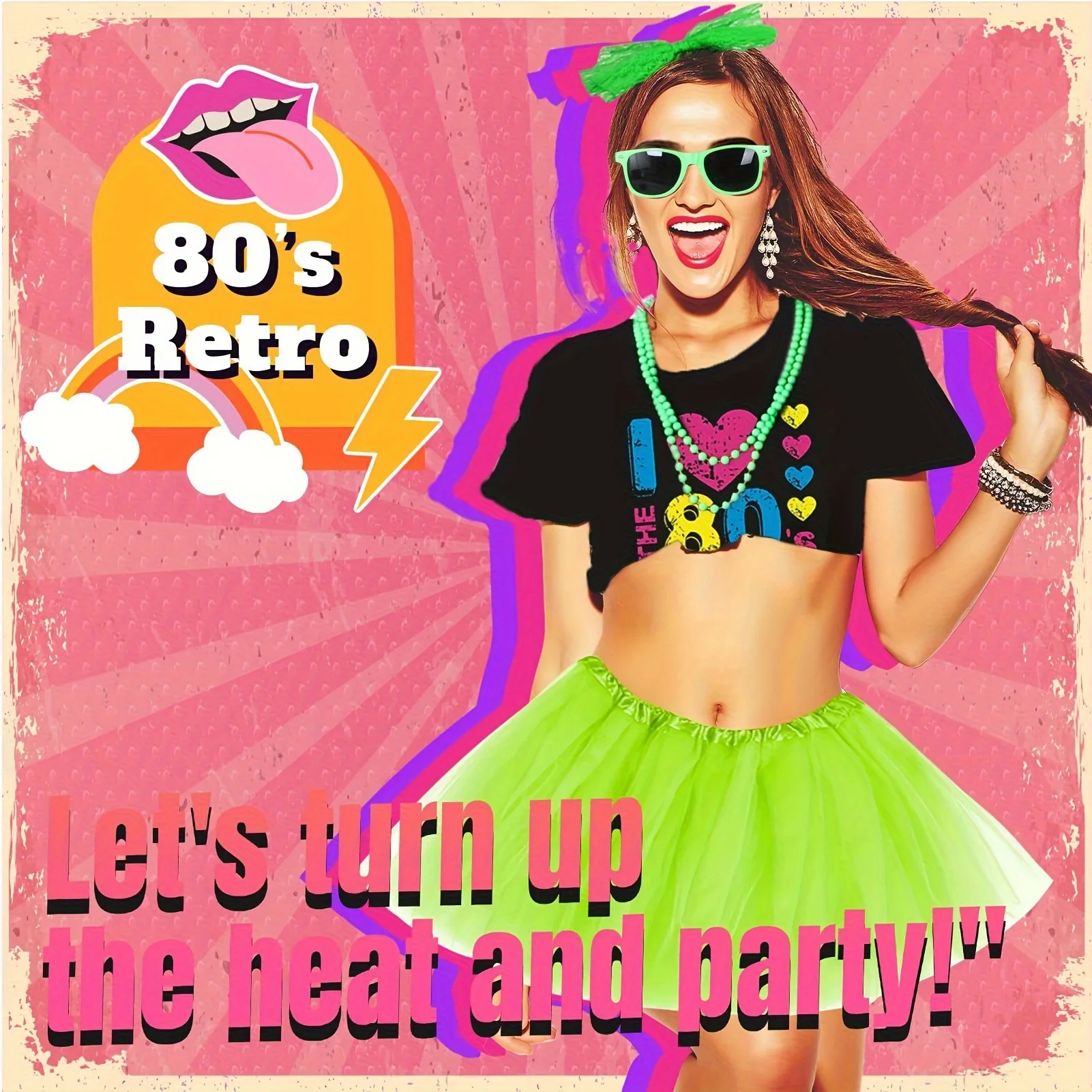 히피 판타지아 80s 90s 의상 여성 디스코 파티 코스프레 변장 성인 여성 카니발 할로윈 빈티지 록 의류 힙합