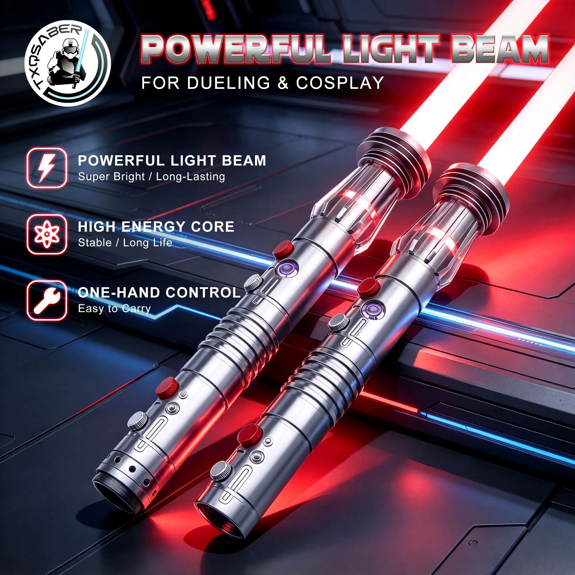 TXQSABER Special Edition Darth maul Heavy Dueling Christmas Lightsaber 12Color Black Friday Blaster Cosplay Sword Toys